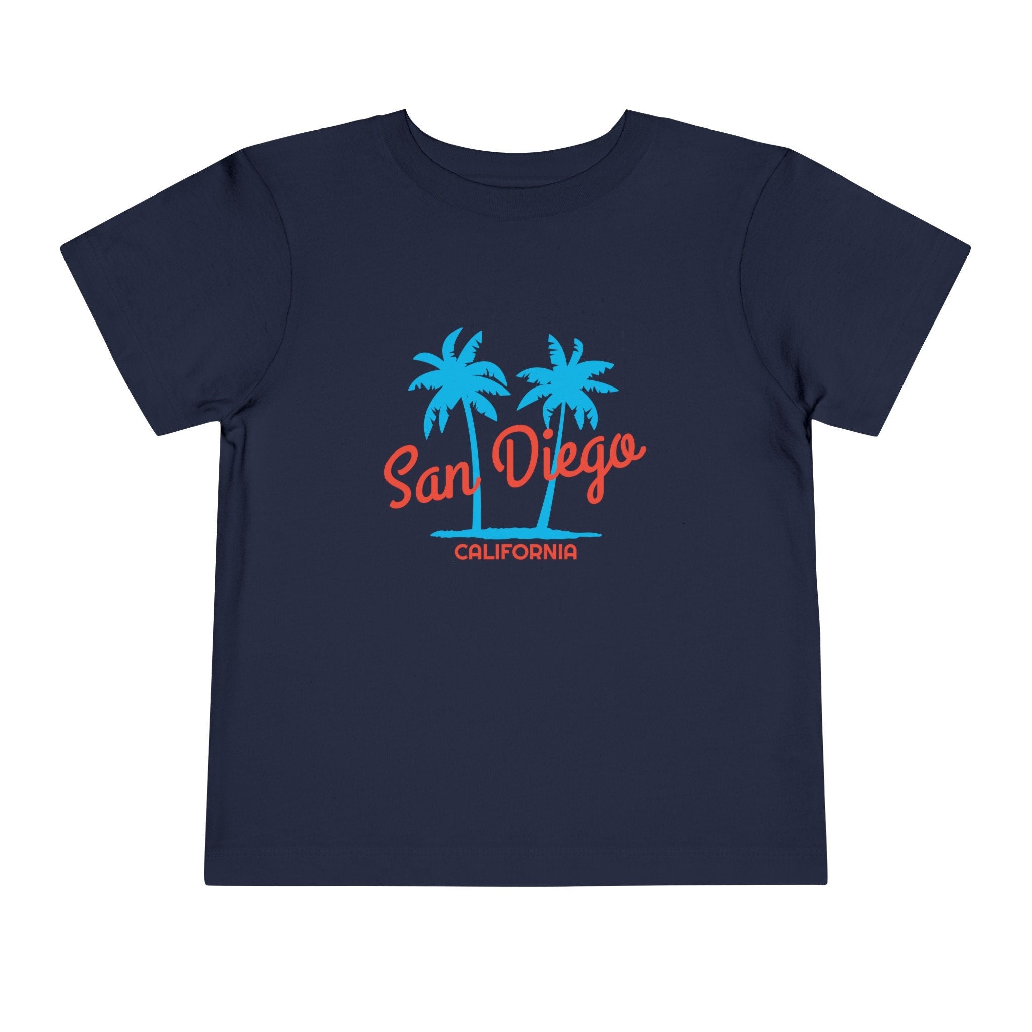 San Diego California Toddler TShirt Retro Palm Tree Toddler San Diego Shirt Personalization Available Graphic Tee – Everyday Comfort · Top Pick For Any Outfit