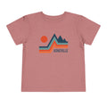Asheville North Carolina Toddler TShirt Retro Palm Tree Toddler Asheville Shirt Personalization Available Graphic Tee – Everyday Comfort · High-Quality Print