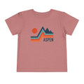 Aspen Colorado Toddler TShirt Retro Palm Tree Toddler Aspen Shirt Personalization Available Graphic Tee – Aesthetic Look · Great Gift For Fans