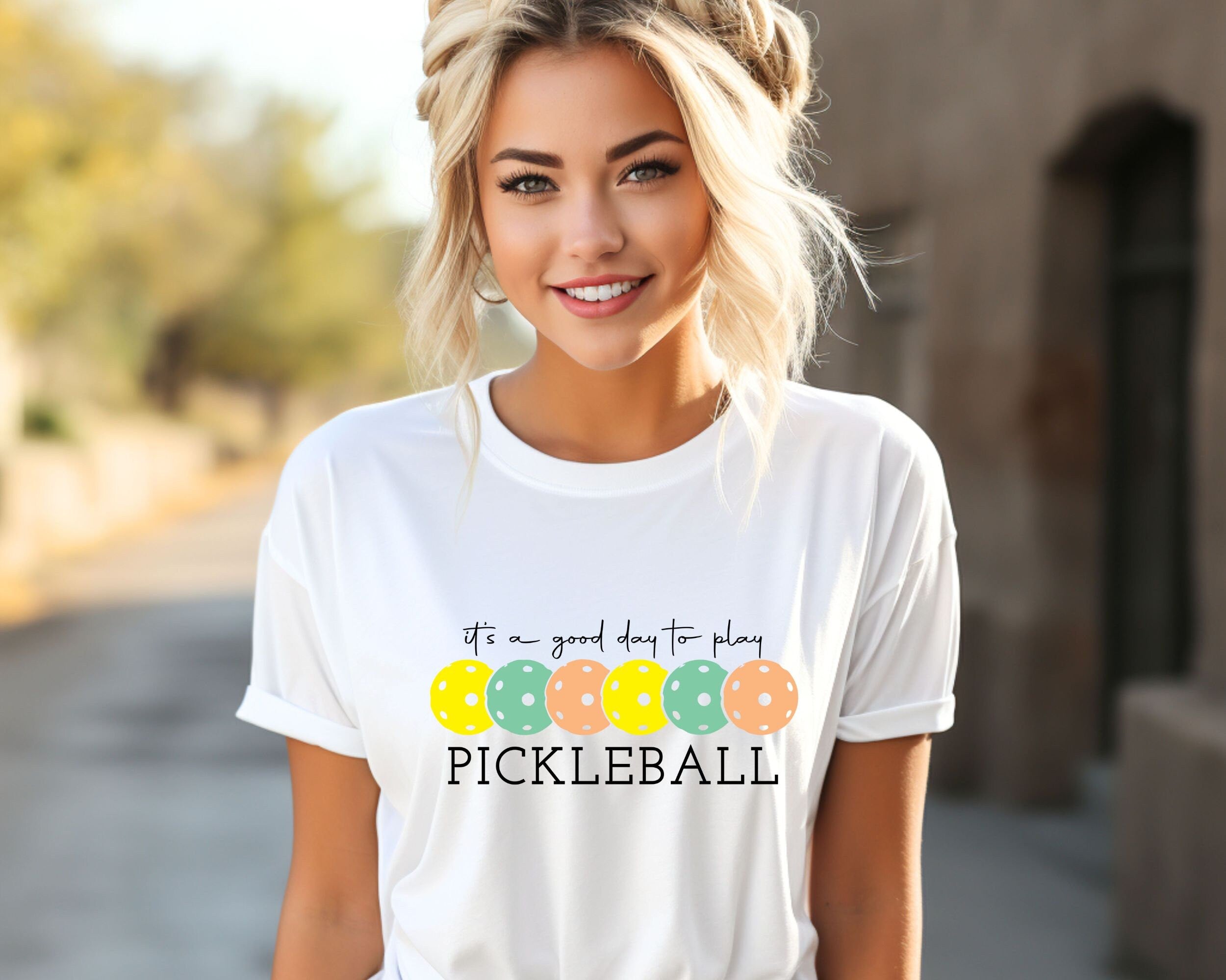 Pickleball Shirt Sport Graphic Tees Pickleball Gifts Sport Shirt Pickleball Shirt for Women Gift for Her Sport Outfit Trendy Sports Graphic Tee – Soft Feel · Perfect For Daily Wear