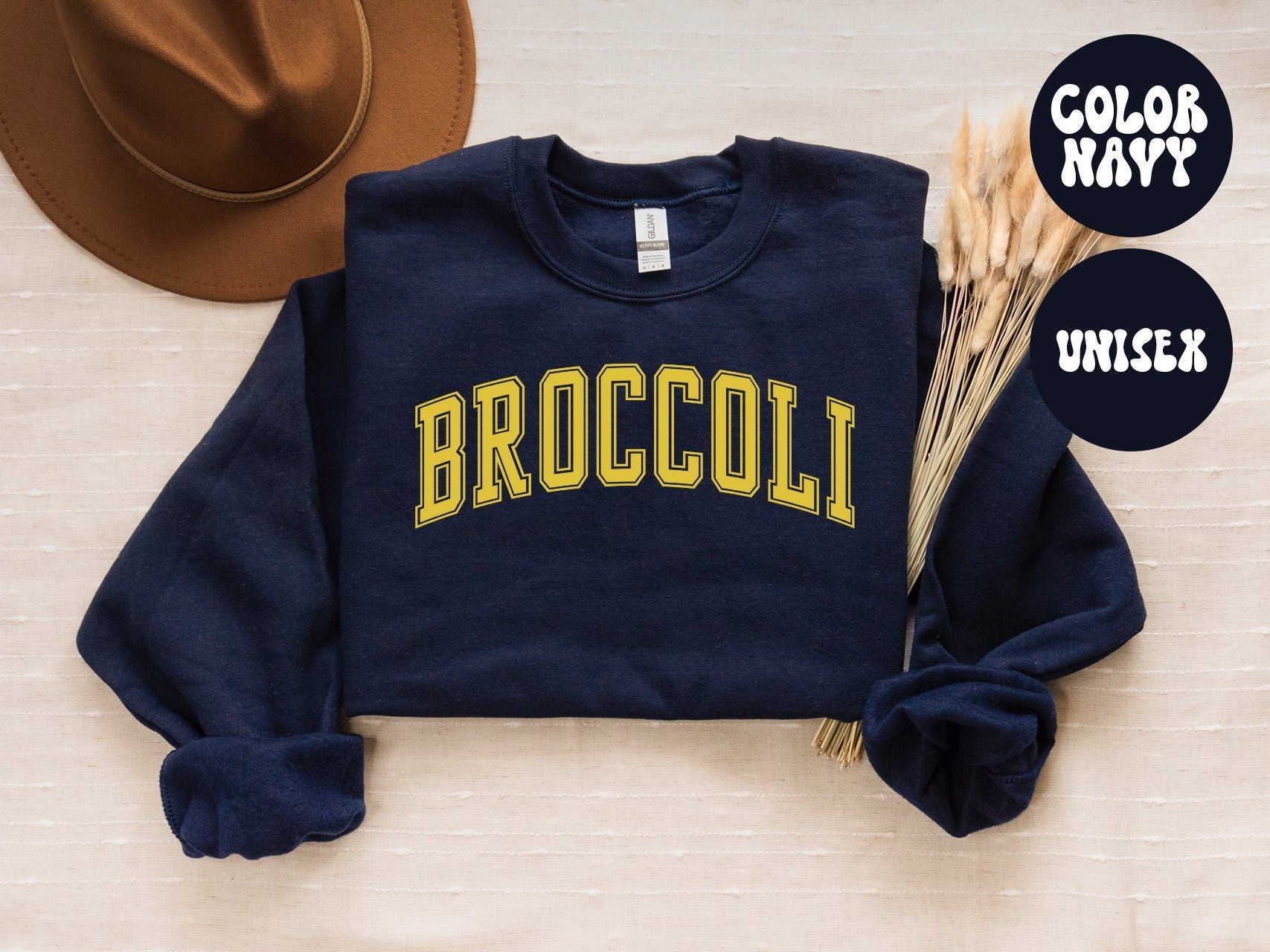Broccoli Sweatshirt Gifts Crewneck Funny Sweater Shirt Jumper Men Women Him Her Sweatshirt – Easygoing Wear · Great Gift For Fans