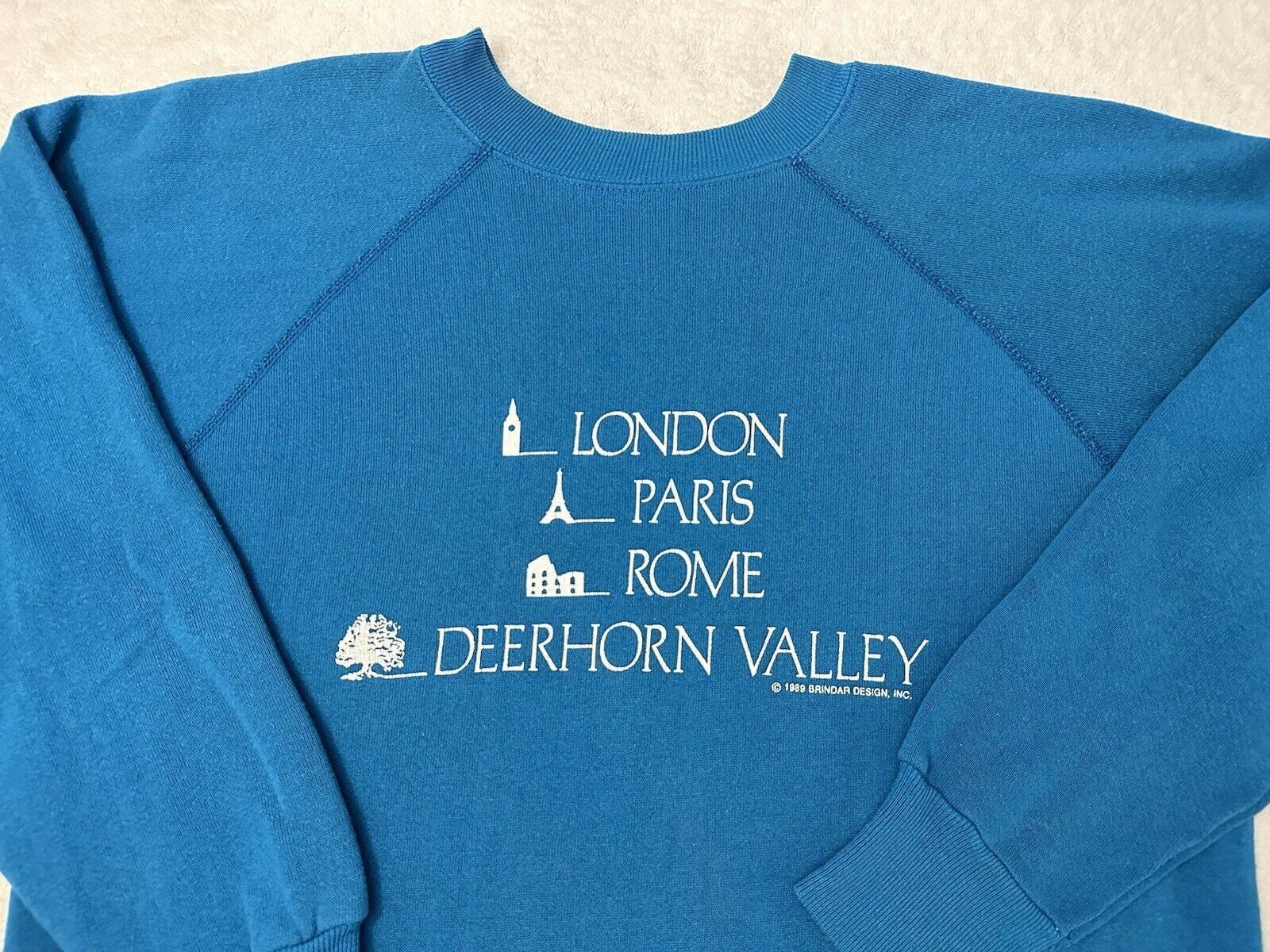 Vintage 1980s 80s Deerhorn Valley San Diego California Community Sweatshirt M Sweatshirt – Easygoing Wear · Trending Graphic Apparel