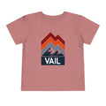 Vail Colorado Toddler TShirt Retro Palm Tree Toddler Vail Shirt Personalization Available Graphic Tee – Aesthetic Look · High-Quality Print