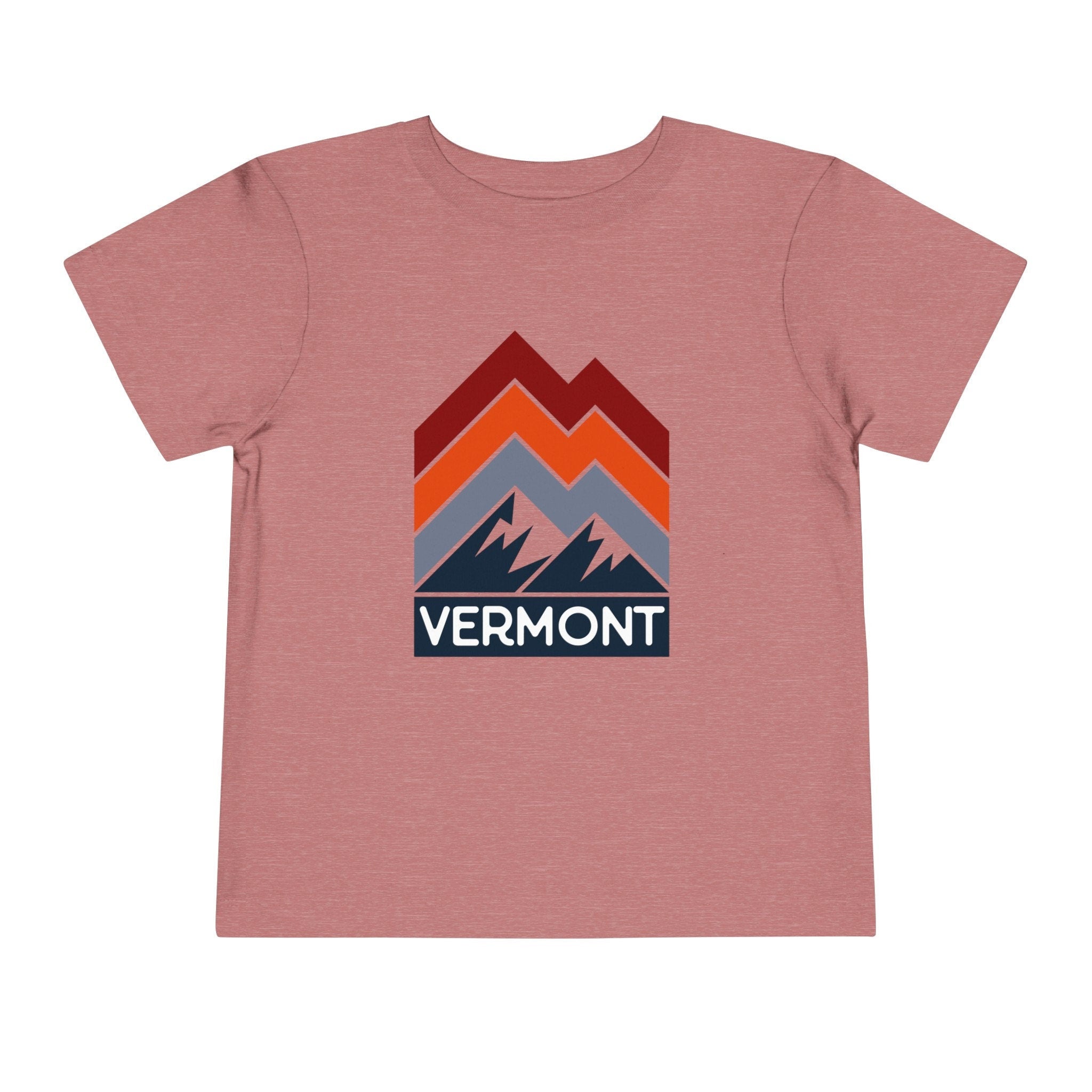 Vermont Toddler TShirt Retro Palm Tree Unisex Toddler Vermont Shirt Personalization Available Graphic Tee – Aesthetic Look · High-Quality Print