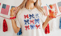 Coquette American Flag Shirt 4th of July Outfit for Girls Retro Independence Day Tee for Women Patriotic Coquette Shirts Cute Bow Tee Graphic Tee – Premium Graphic · Great Gift For Fans