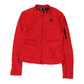 Blauer Womens Red Polyester Utility Jacket Vintage High End Designer Coat VTG Graphic Tee – Feel-Good Design · Top Pick For Any Outfit