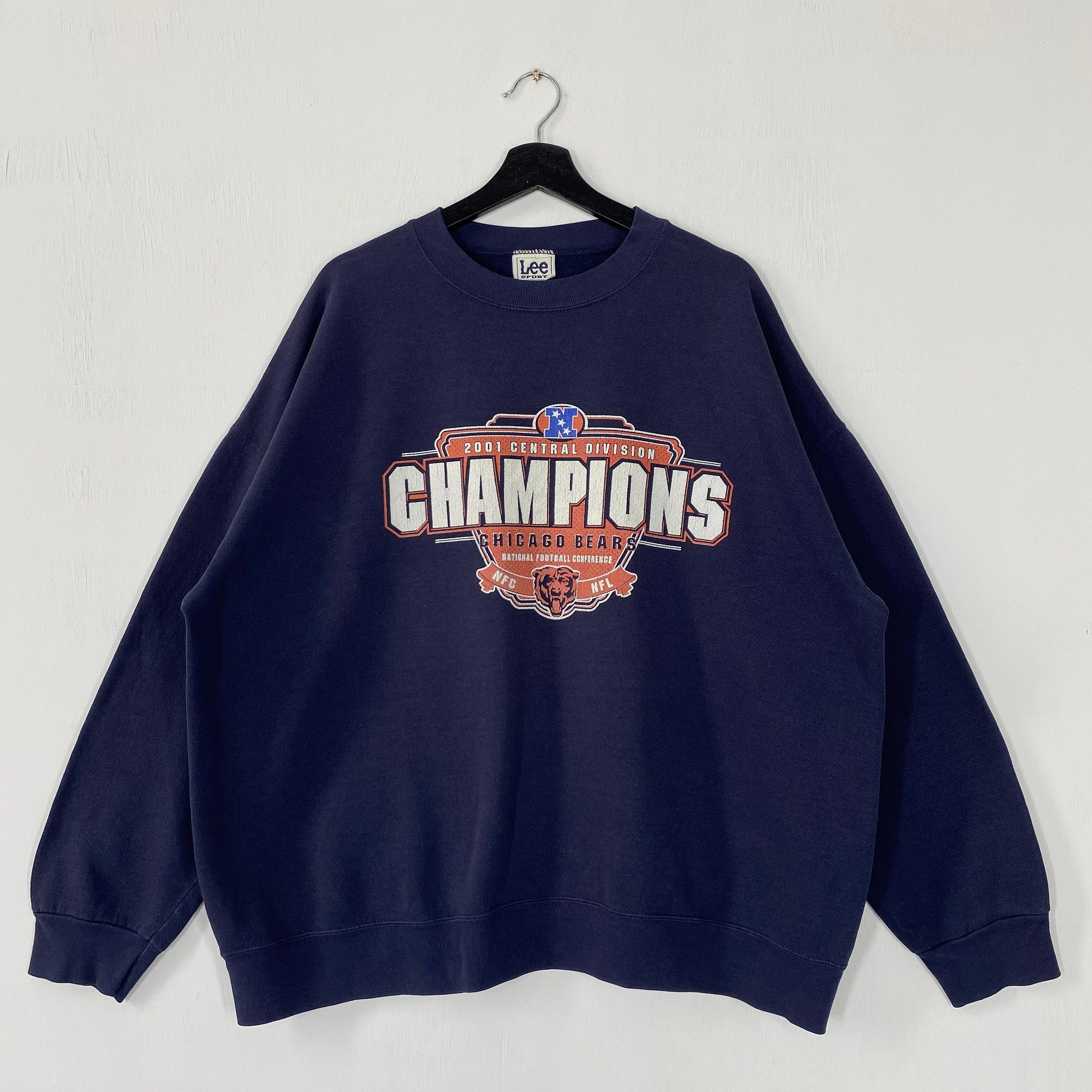 Vintage Chicago Bears Sweatshirt Chicago Bears Crewneck Chicago Bears Sweater Pullover Sportswear NFL Chicago Bears Print Logo Blue XXLarge Sweatshirt – Easygoing Wear · Trending Graphic Apparel