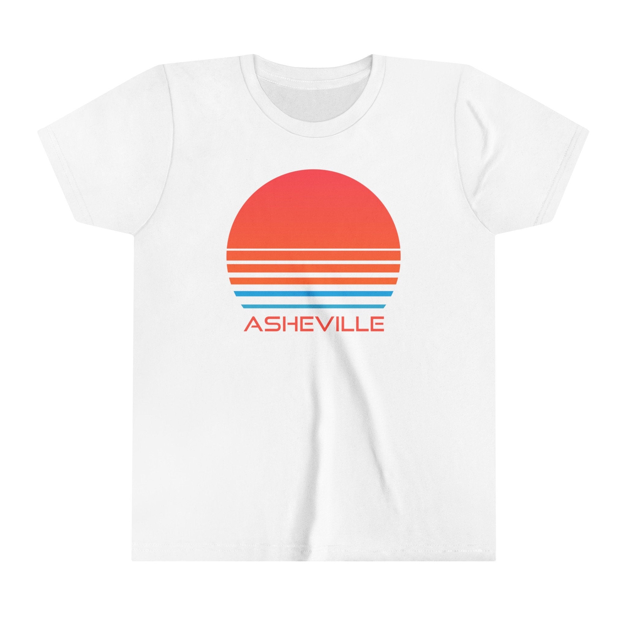 Asheville North Carolina Youth Shirt Retro 80s Asheville Kid39s TShirt Personalization Available Graphic Tee – Fan Favorite · Great Gift For Fans