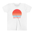Detroit Michigan Youth Shirt Retro 80s Detroit Kid39s TShirt Personalization Available Graphic Tee – Soft Feel · Great Gift For Fans