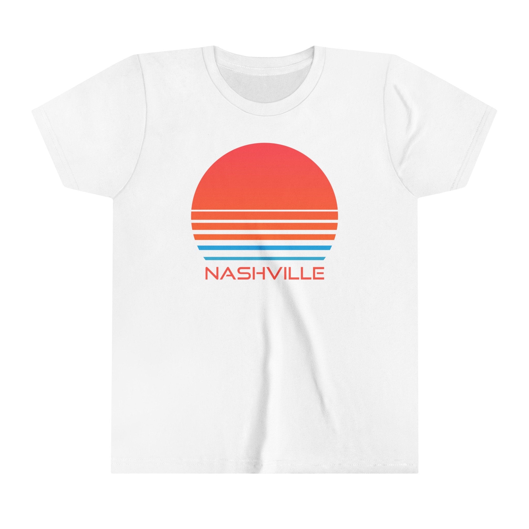 Nashville Tennessee Youth Shirt Retro 80s Nashville Kid39s TShirt Personalization Available Graphic Tee – Bold Style · Top Pick For Any Outfit