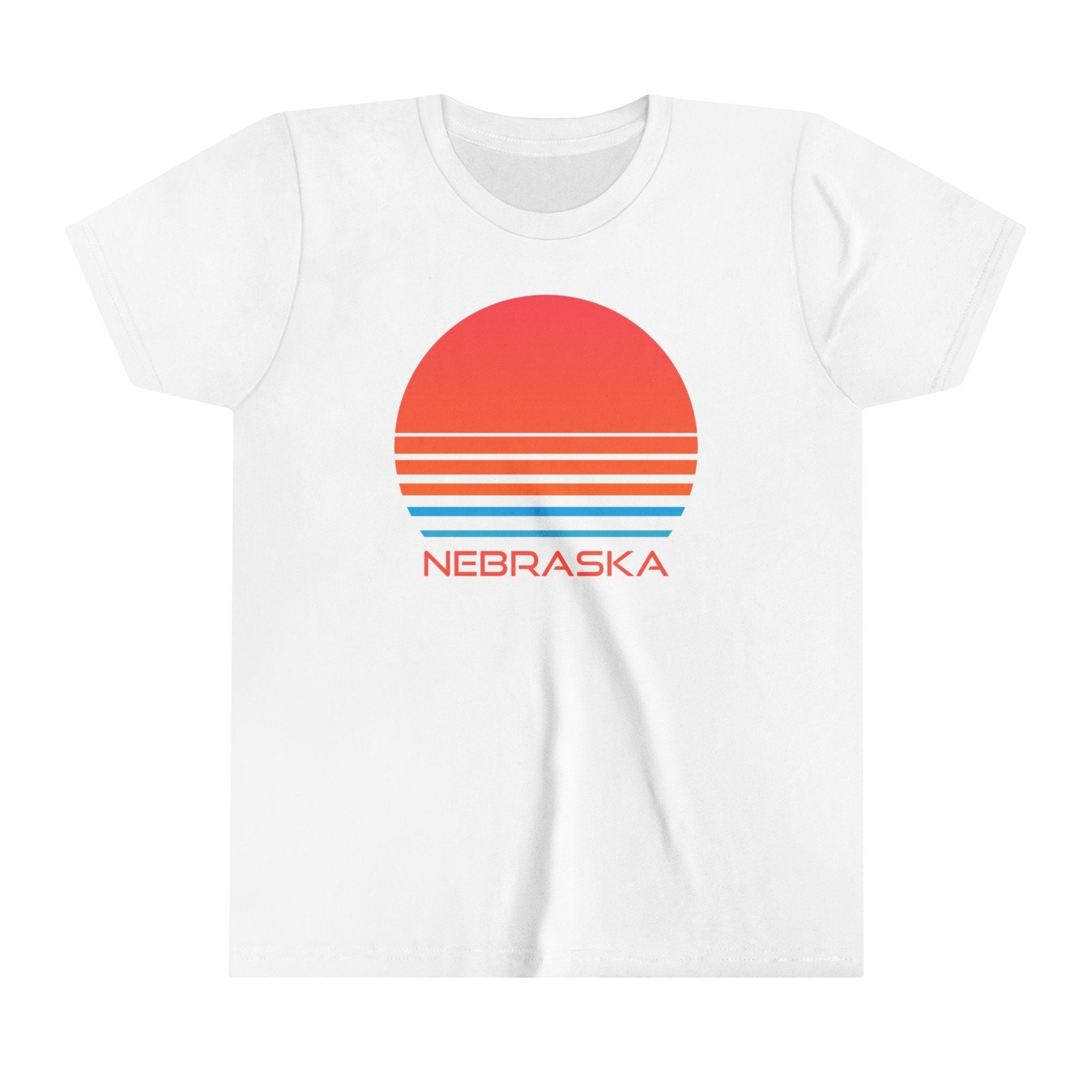 Nebraska Youth Shirt Retro 80s Nebraska Kid39s TShirt Personalization Available Graphic Tee – Warm & Stylish · Must-Have Style
