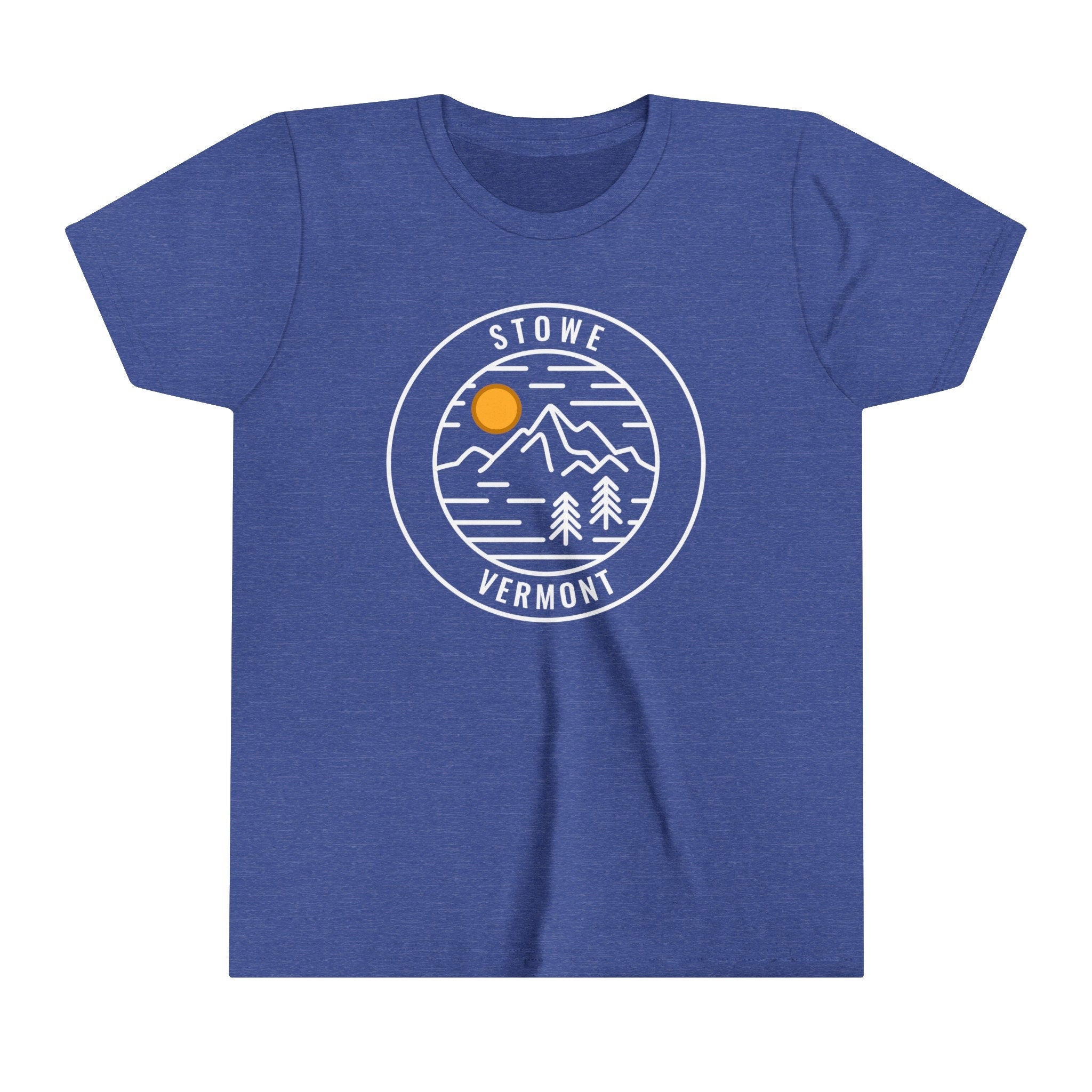 Stowe Vermont Youth Shirt Retro Mountain Stowe Kid39s TShirt Personalization Available Graphic Tee – Feel-Good Design · Great Gift For Fans