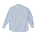 Balmain Paris Mens Blue White Striped Shirt Vintage High End Designer VTG Graphic Tee – Soft Feel · Perfect For Daily Wear