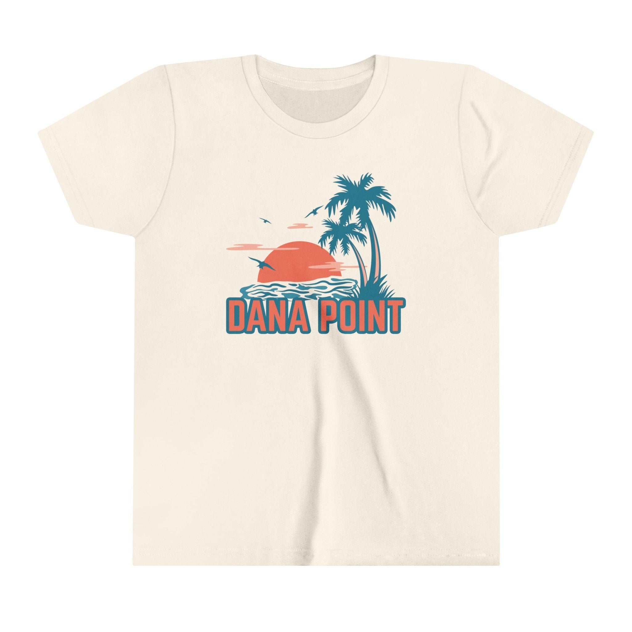 Dana Point California Youth Shirt Retro Palm Tree Dana Point Kid39s TShirt Personalization Available Graphic Tee – Aesthetic Look · Great Gift For Fans