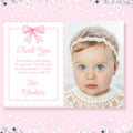 Pink Bow Thank You Cards Birthday Thank You Girl Baby Shower Pink Bow Thank You Card With Picture Girl Thank You Cards Classic Pink PINK1 Graphic Tee – Premium Graphic · Must-Have Style