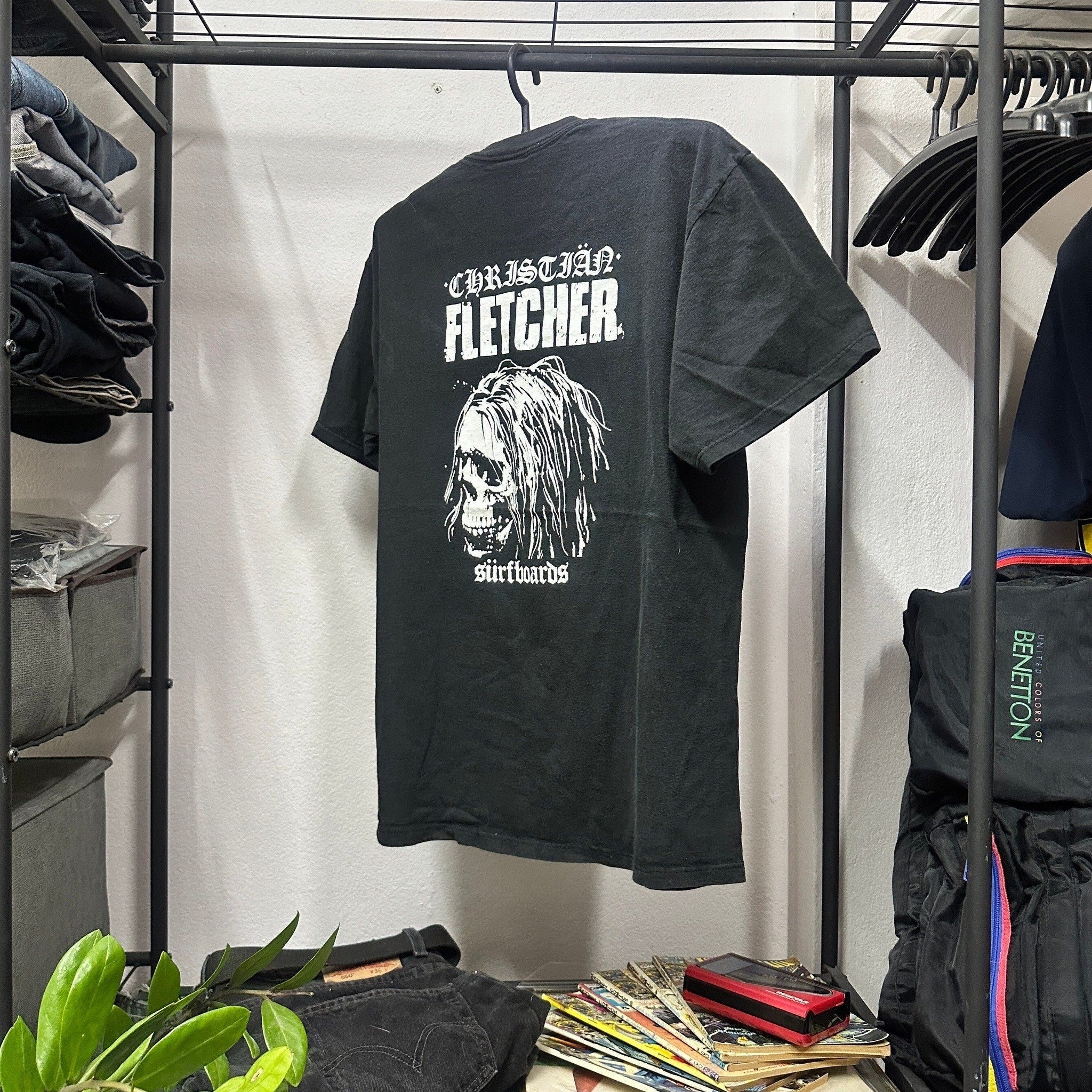 Vintage 90s Christian Fletcher Skateboard Surf Old Skate T shirt Graphic Tee – Everyday Comfort · Must-Have Style