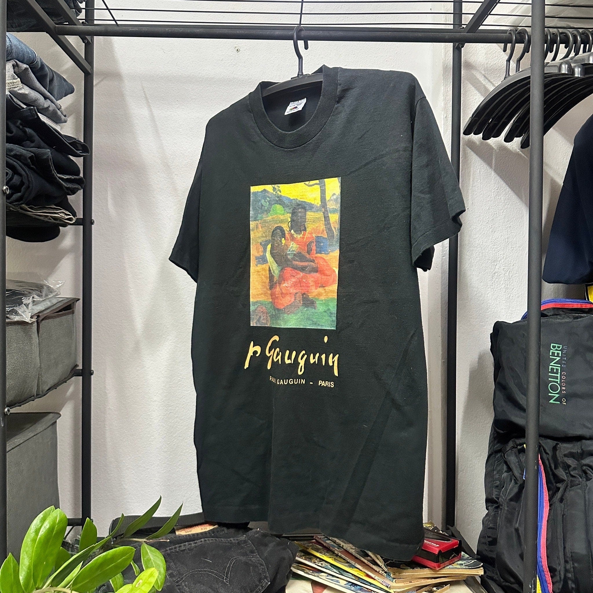 Vintage 1990S PAUL GAUGUIN T shirt Graphic Tee – Premium Graphic · Must-Have Style