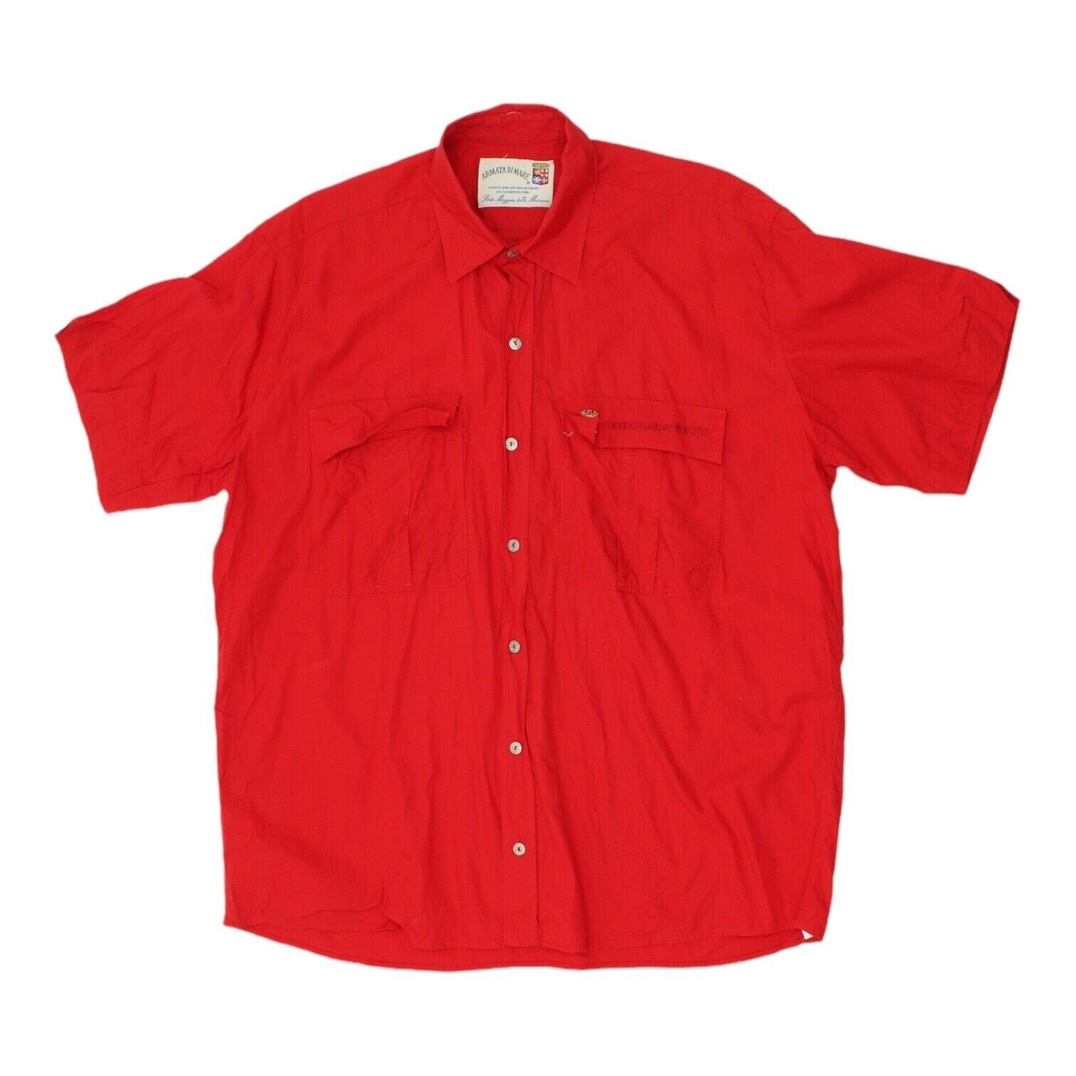 Armata Di Mare Mens Red Short Sleeve Pocket Shirt Vintage High End Designer Graphic Tee – Everyday Comfort · Perfect For Daily Wear