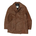 Replay Mens Brown Leather Double Breasted Coat Vintage Designer Jacket VTG Graphic Tee – Cozy Vibes · Must-Have Style