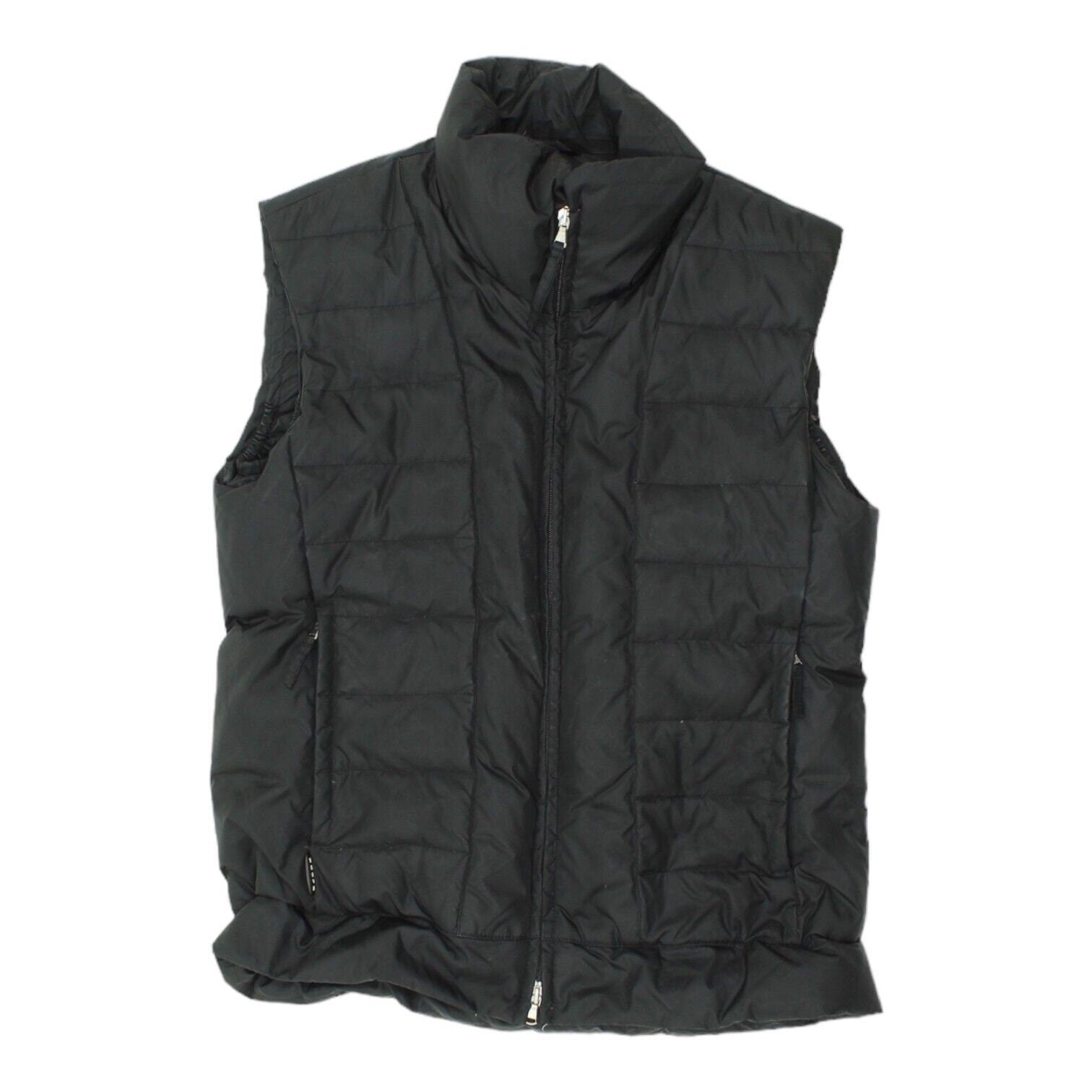 Belfe Womens Black Puffer Gilet Vintage Designer Padded Sleeveless Jacket VTG Graphic Tee – Aesthetic Look · Top Pick For Any Outfit