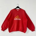 Vintage 90s Adidas Sweatshirt Adidas Crewneck Adidas Sweater Pullover Adidas Equipment Sportswear Adidas Trefoil Embroidered Logo Small Sweatshirt – Soft Feel · Top Pick For Any Outfit