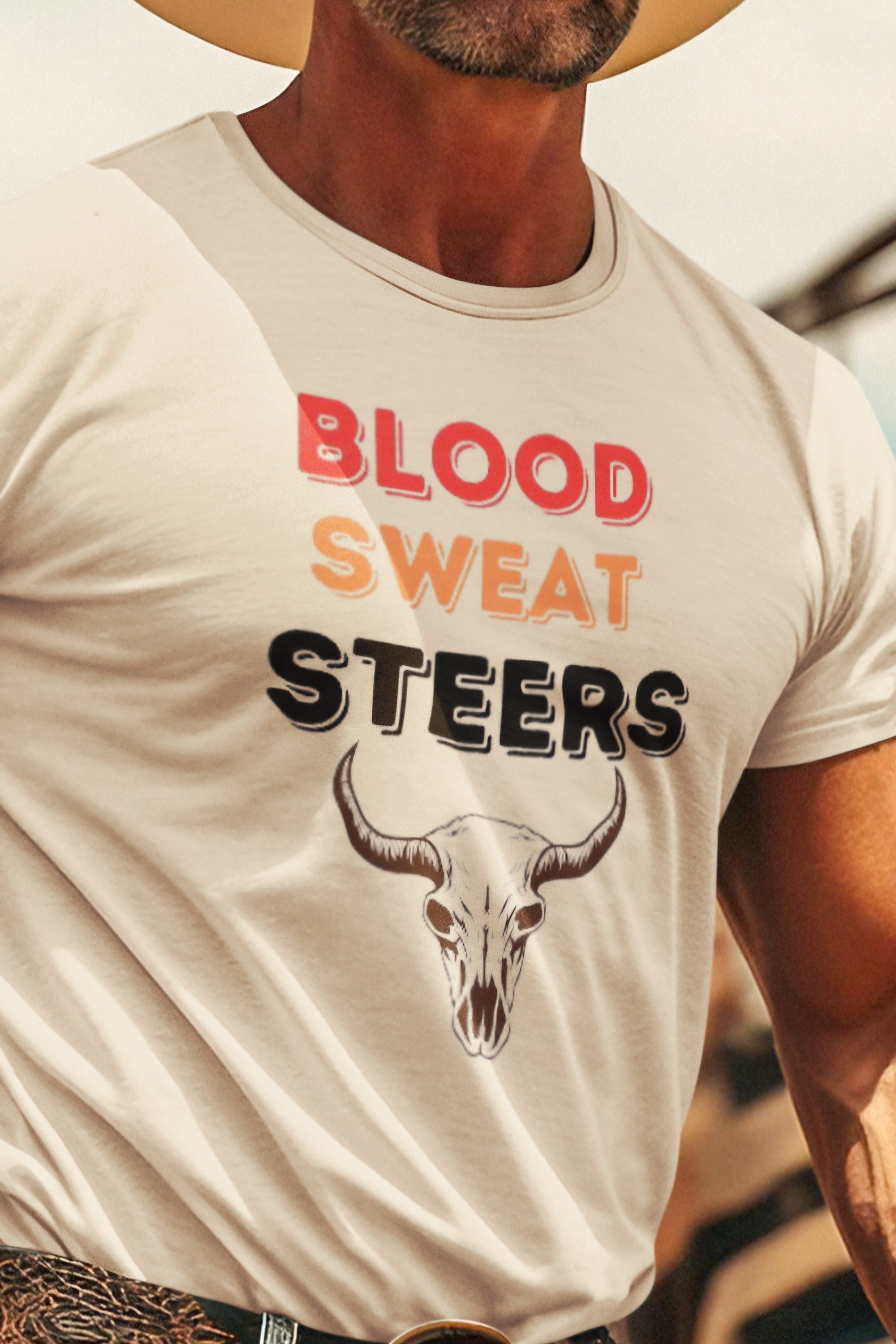Rodeo Ready American Farmer Cattle Tee for Dad Funny Farming Shirt Soft Unisex Tee Cowboy Gift Graphic Tee – Fan Favorite · Trending Graphic Apparel