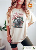 I Choose the Bear Shirt Team Bear Shirt Bear Vs Man Womens Rights Shirt Feminist Shirt Meme Shirt Floral Bear Shirt Graphic Tee – Soft Feel · Perfect For Daily Wear