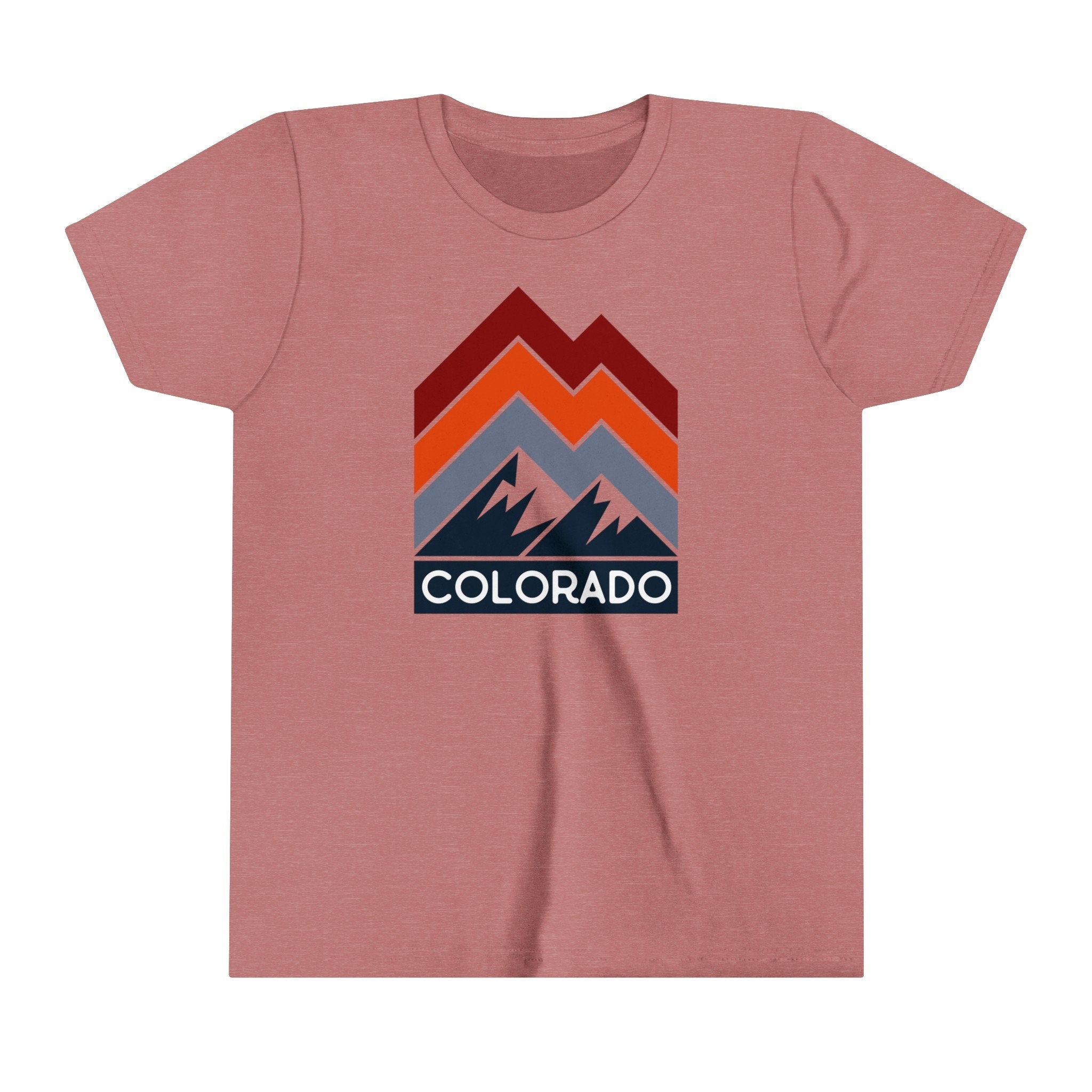 Colorado Youth Shirt Retro Mountain Colorado Kid39s TShirt Personalization Available Graphic Tee – Premium Graphic · Must-Have Style