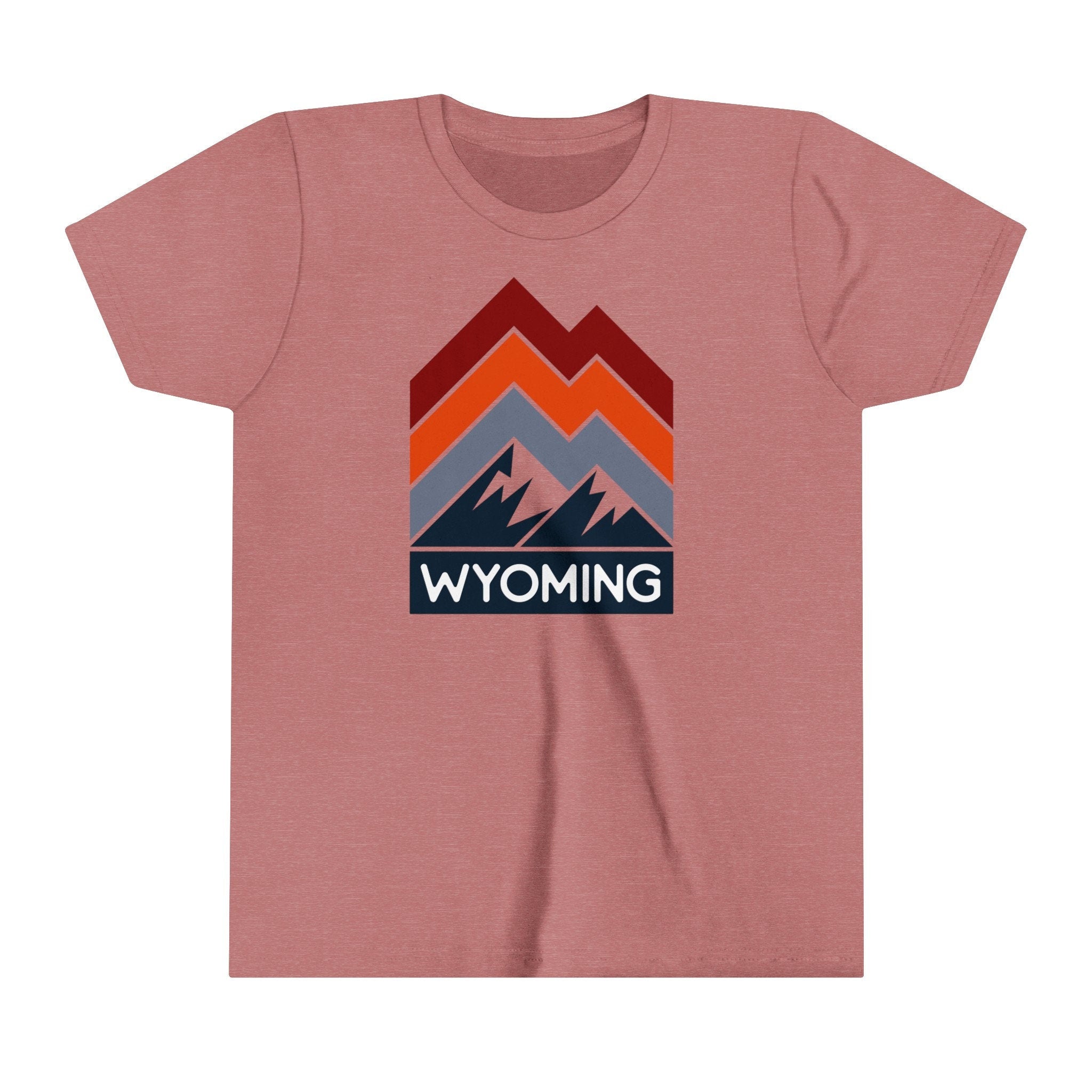 Wyoming Youth Shirt Retro Mountain Wyoming Kid39s TShirt Personalization Available Graphic Tee – Premium Graphic · Top Pick For Any Outfit