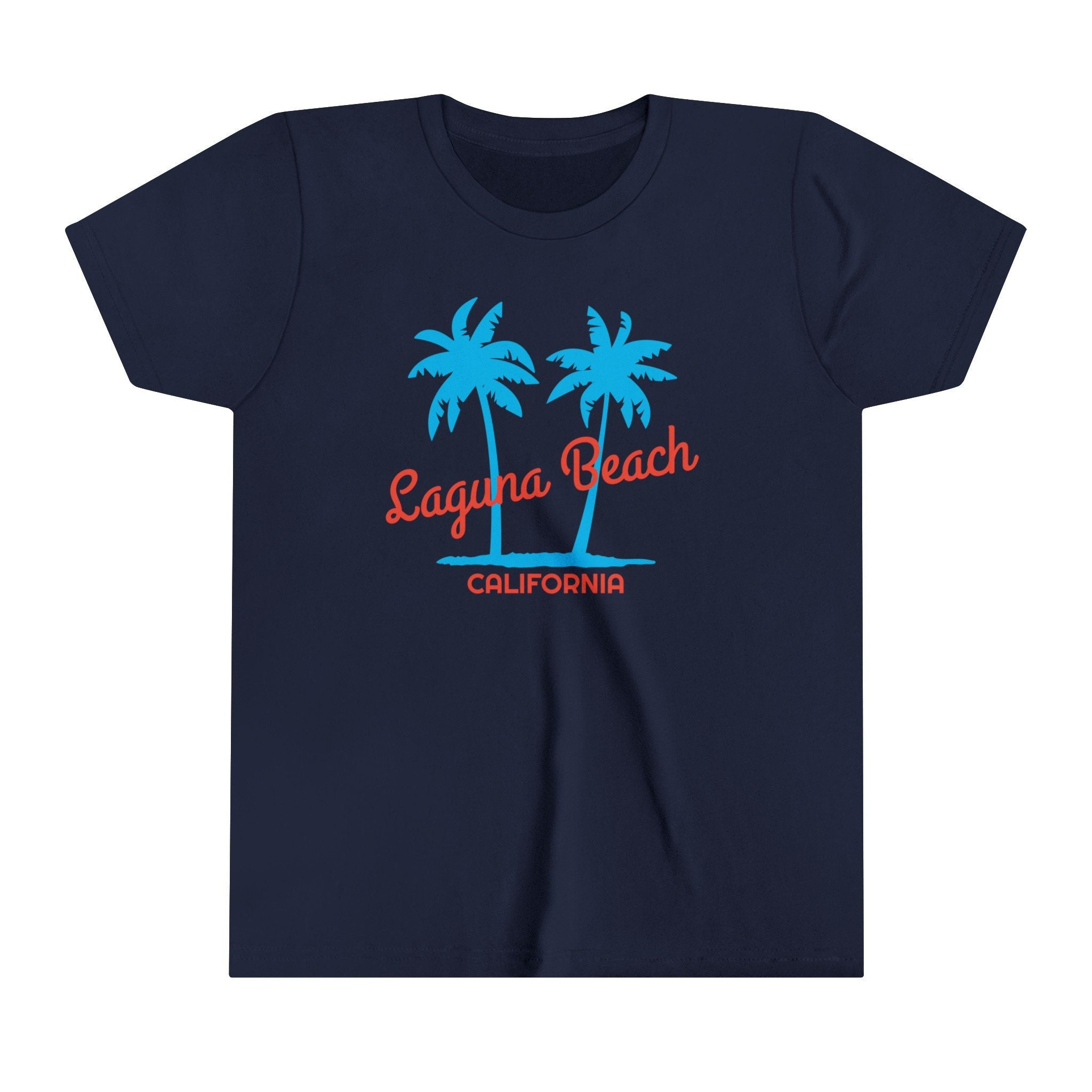 Laguna Beach California Youth Shirt Retro Palm Tree Laguna Beach Kid39s TShirt Personalization Available Graphic Tee – Warm & Stylish · Great Gift For Fans