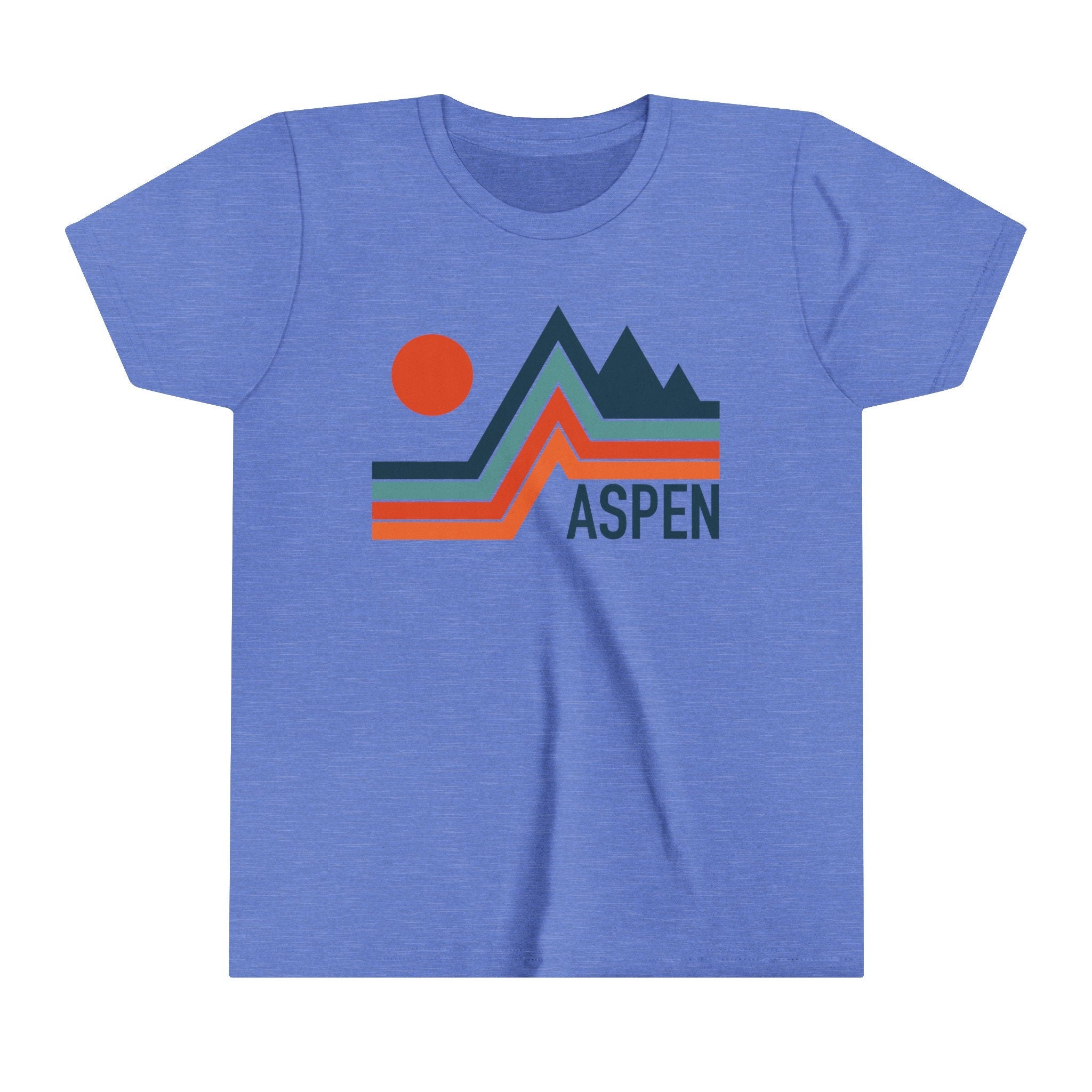 Aspen Colorado Youth Shirt Retro Mountain Aspen Kid39s TShirt Personalization Available Graphic Tee – Bold Style · Must-Have Style