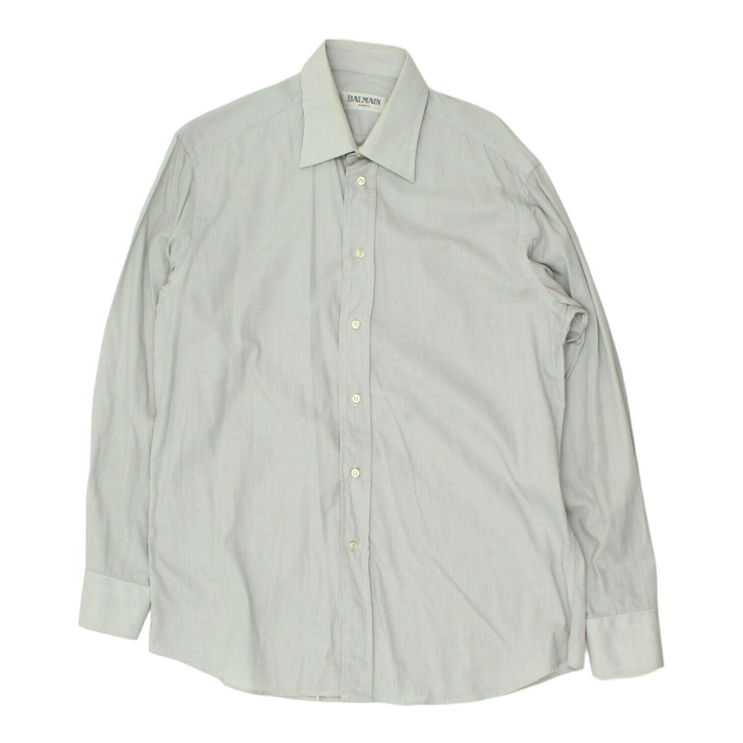 Balmain Paris Mens Grey Button Up Shirt Vintage High End Designer Formal VTG Graphic Tee – Feel-Good Design · Top Pick For Any Outfit