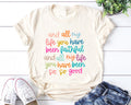 And all my life you have been faithful bright christian t shirt Graphic Tee – Everyday Comfort · Top Pick For Any Outfit