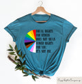 Equal Rights For Others Does Not Mean Fewer Rights For You Shirt LGBTQIA Rainbow Tshirt Transgender Rainbow Pride Month Gifts Graphic Tee – Soft Feel · Trending Graphic Apparel