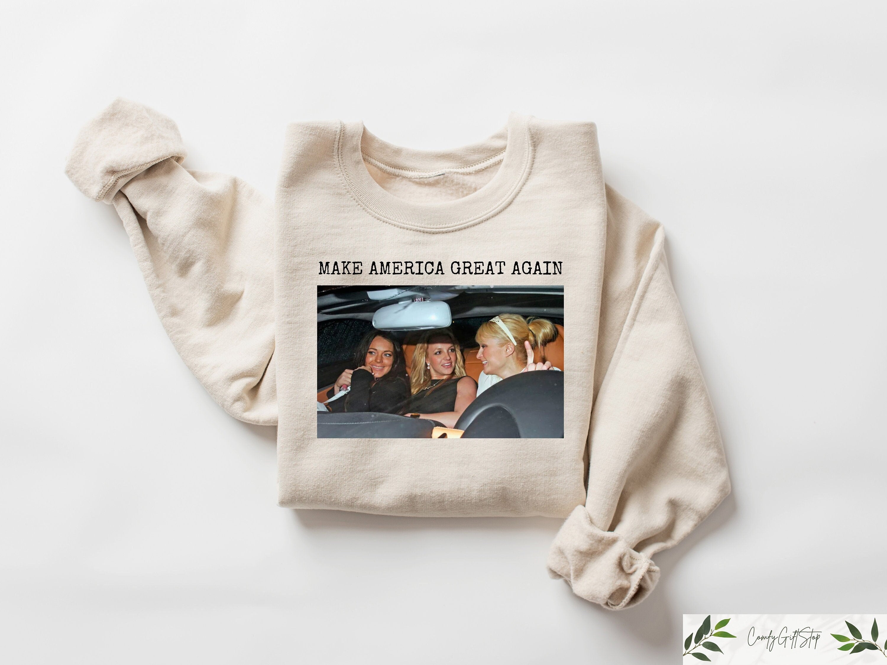 Trump Sweatshirt Make America Great Again Tee Make America Great Again Shirt Woman Clothing Mean Girls Shirt Trump Supporter Gift Sweatshirt – Premium Graphic · Great Gift For Fans