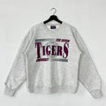 Vintage 90s Texas Southern University Sweatshirt Texas Southern Crewneck Texas Southern Sweater Texas Southern Tigers Print Logo Grey Medium Sweatshirt – Premium Graphic · High-Quality Print