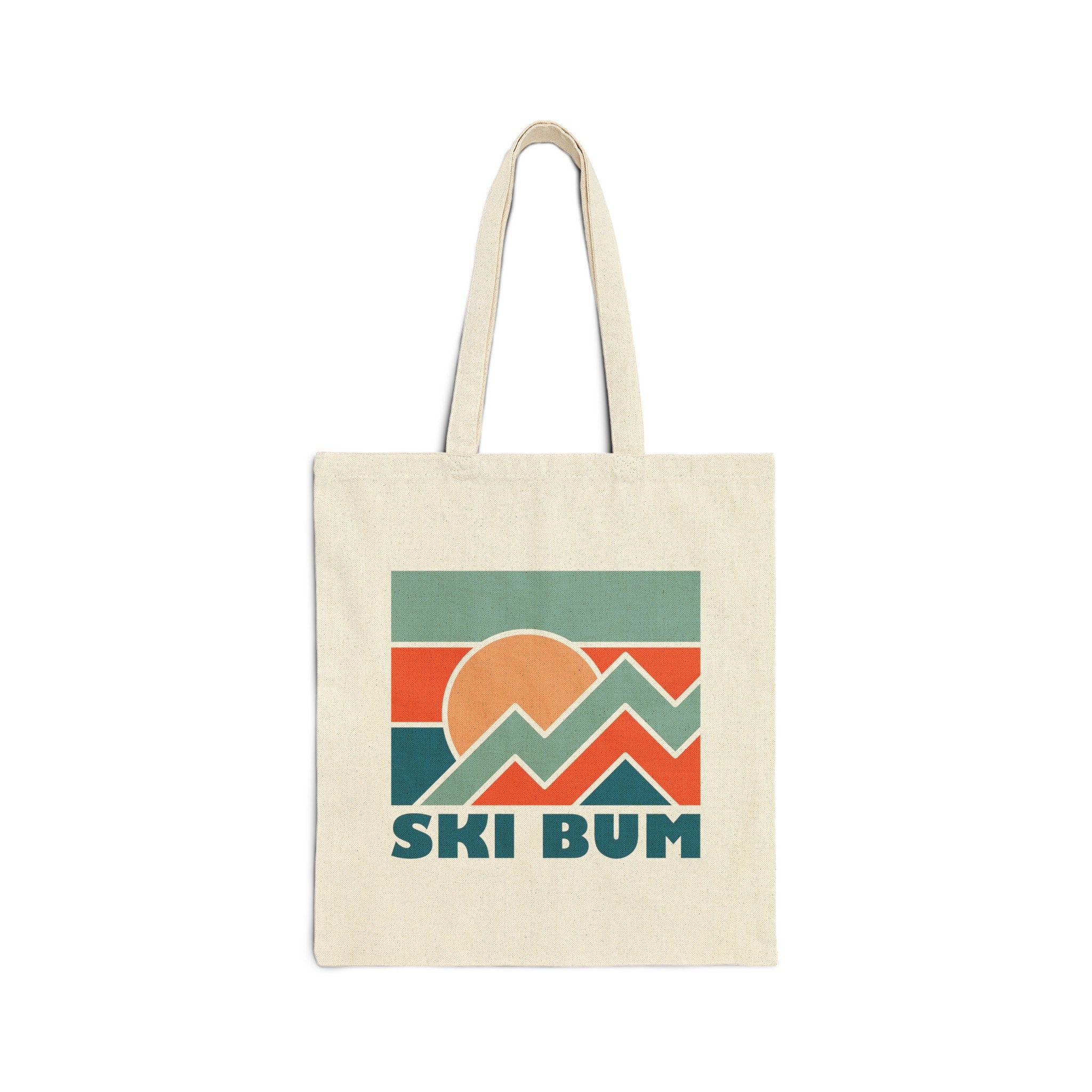 Ski Bum Cotton Canvas Ski Bum Tote Bag Personalization Available Tote Bag – Easygoing Wear · Perfect For Daily Wear