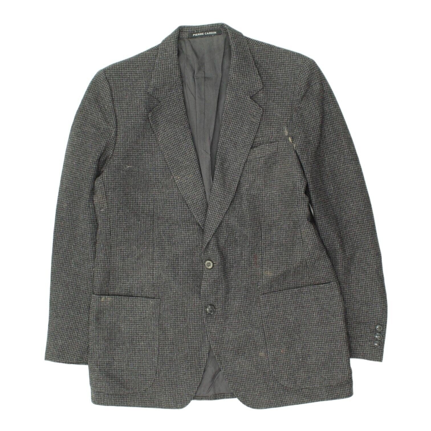 Pierre Cardin Mens Grey Blazer Jacket Vintage High End Designer Suit VTG Graphic Tee – Bold Style · High-Quality Print