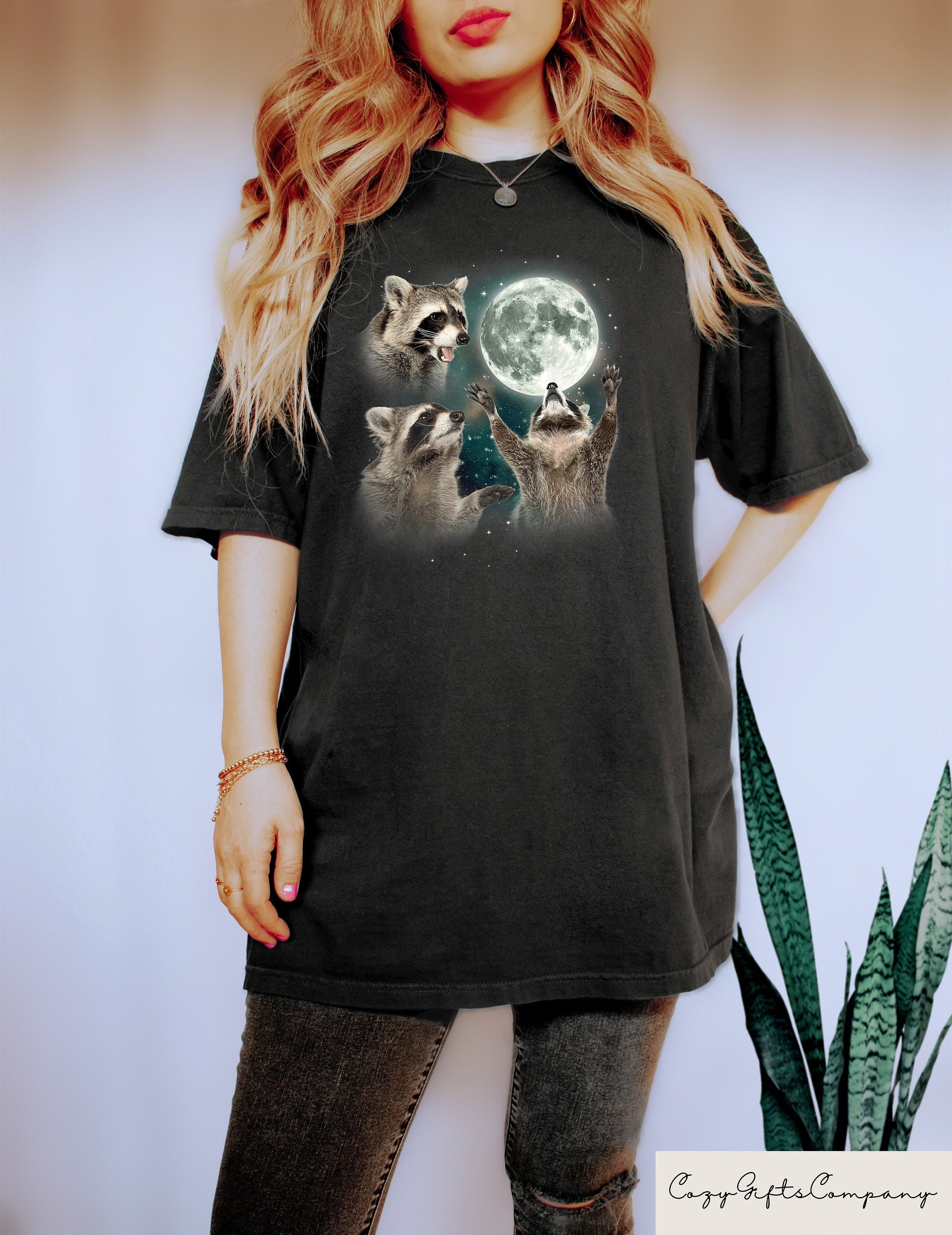 Raccoons Howling At The Moon Tshirt Raccoons Meme Shirt Raccoons Sweatshirt Funny Meme Shirt Raccoon Heads Hoodie Personalized Gifts Hoodie – Cozy Vibes · Top Pick For Any Outfit