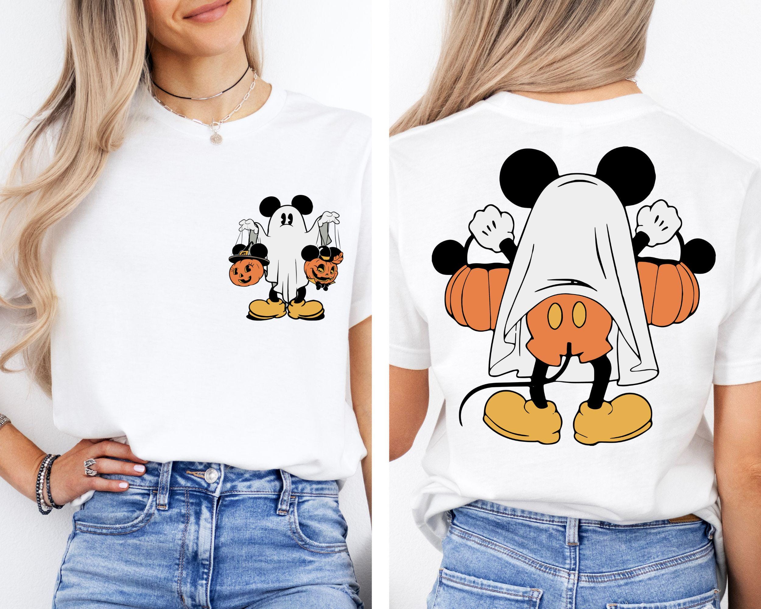 Disney Mickey Halloween Shirt Mickey Ghost Shirt Retro Mickey Spooky Shirt Mickey39s Not So Scary Disney Halloween ShirtHalloween Minnie Graphic Tee – Everyday Comfort · Top Pick For Any Outfit