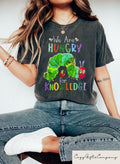 We Are Hungry For Knowledge Shirt Back to School Tshirt First Day Of School Book Lover T Shirt Funny Teacher T Shirt Graphic Tee – Soft Feel · High-Quality Print