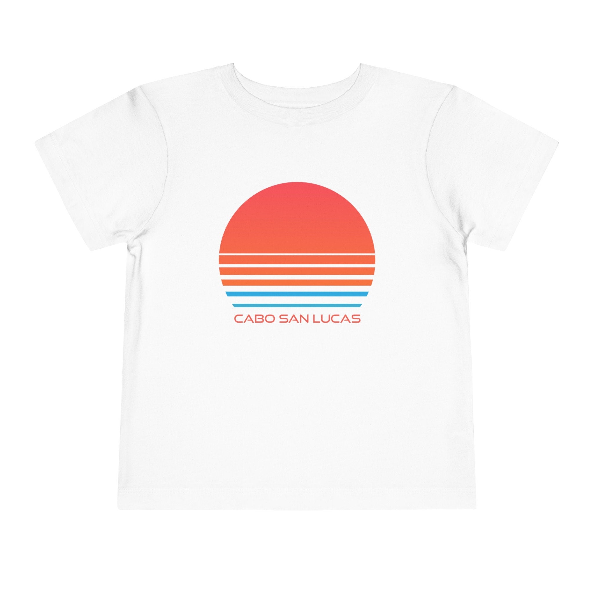 Cabo San Lucas Mexico Toddler TShirt Retro 80s Toddler Cabo San Lucas Shirt Personalization Available Graphic Tee – Fan Favorite · High-Quality Print
