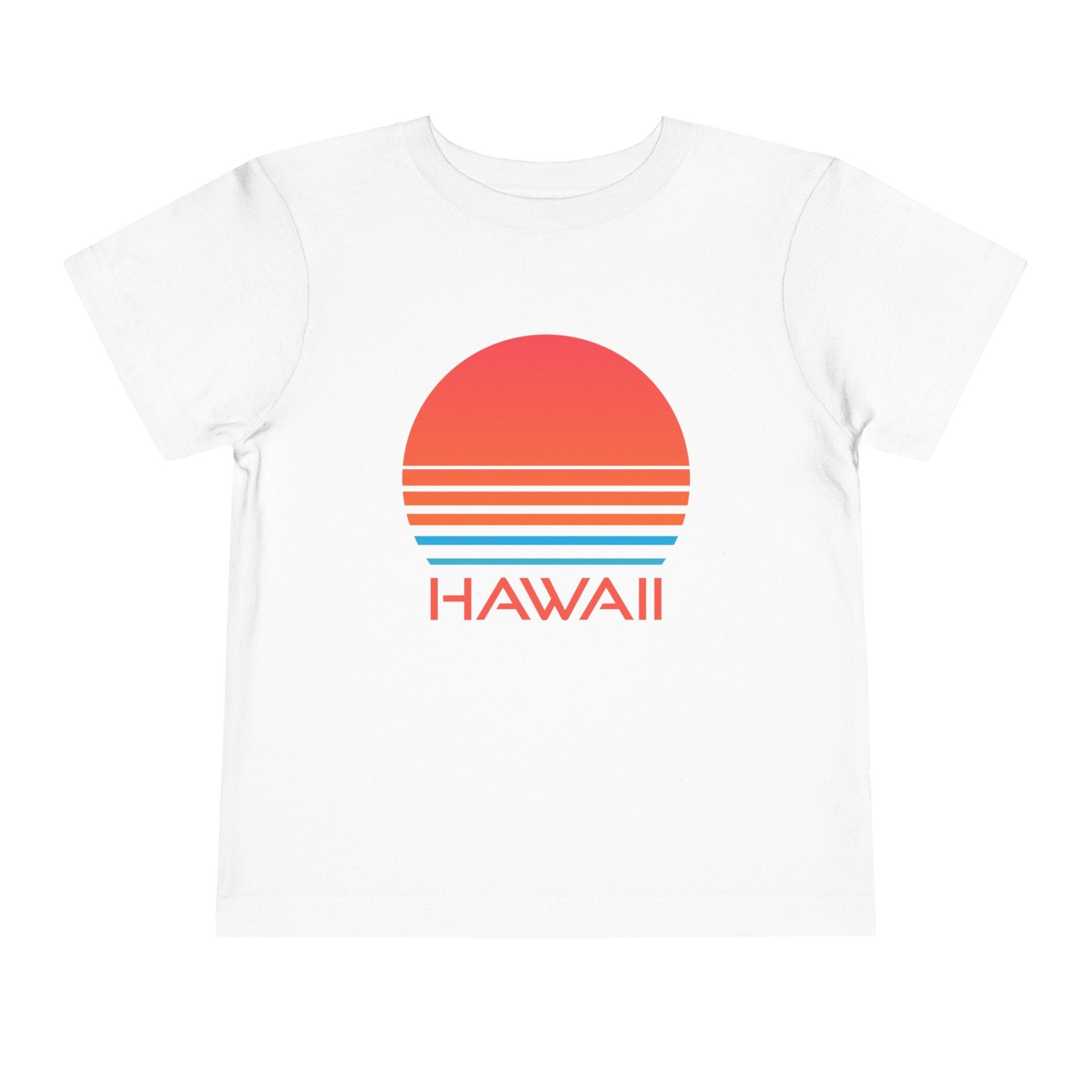 Hawaii Toddler TShirt Retro 80s Unisex Toddler Hawaii Shirt Personalization Available Graphic Tee – Fan Favorite · Great Gift For Fans