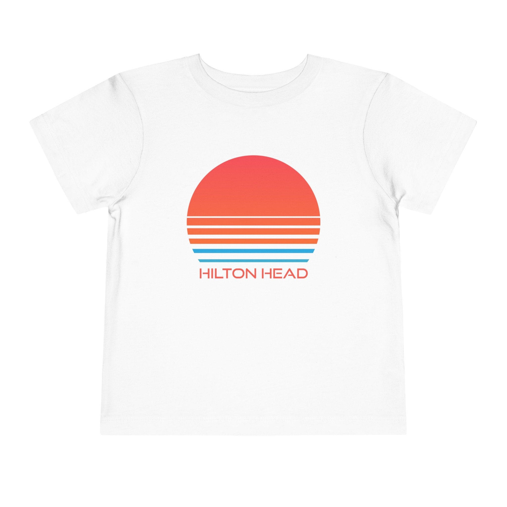 Hilton Head South Carolina Toddler TShirt Retro 80s Toddler Hilton Head Shirt Personalization Available Graphic Tee – Feel-Good Design · Trending Graphic Apparel