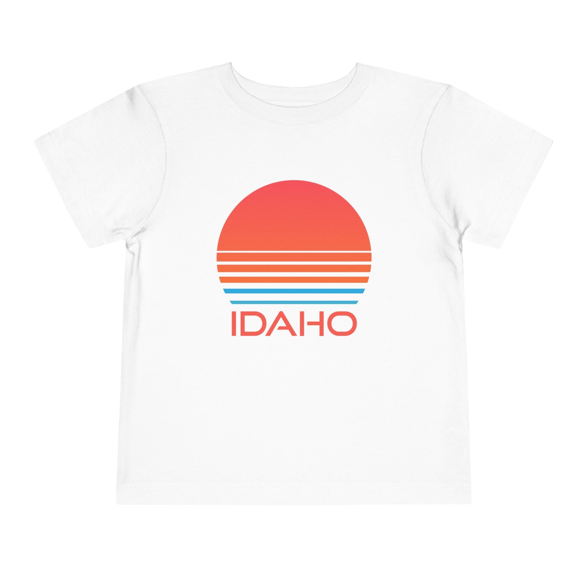 Idaho Toddler TShirt Retro 80s Unisex Toddler Idaho Shirt Personalization Available Graphic Tee – Aesthetic Look · Must-Have Style