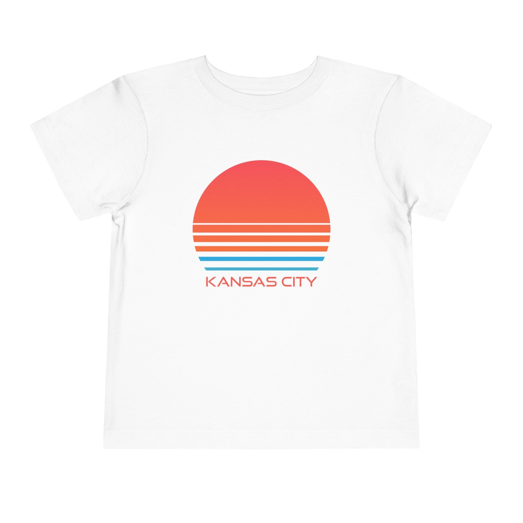 Kansas City Missouri Toddler TShirt Retro 80s Toddler Kansas City Shirt Personalization Available Graphic Tee – Fan Favorite · Perfect For Daily Wear