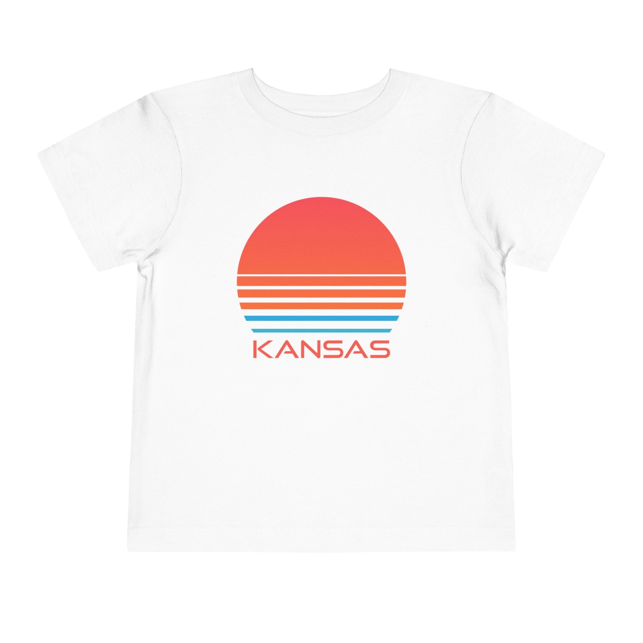 Kansas Toddler TShirt Retro 80s Unisex Toddler Kansas Shirt Personalization Available Graphic Tee – Premium Graphic · Perfect For Daily Wear