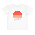 Michigan Toddler TShirt Retro 80s Unisex Toddler Michigan Shirt Personalization Available Graphic Tee – Warm & Stylish · Must-Have Style