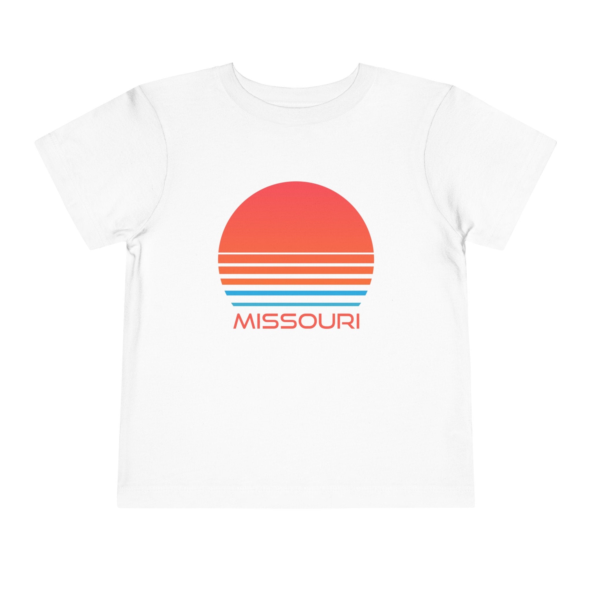 Missouri Toddler TShirt Retro 80s Unisex Toddler Missouri Shirt Personalization Available Graphic Tee – Soft Feel · Top Pick For Any Outfit