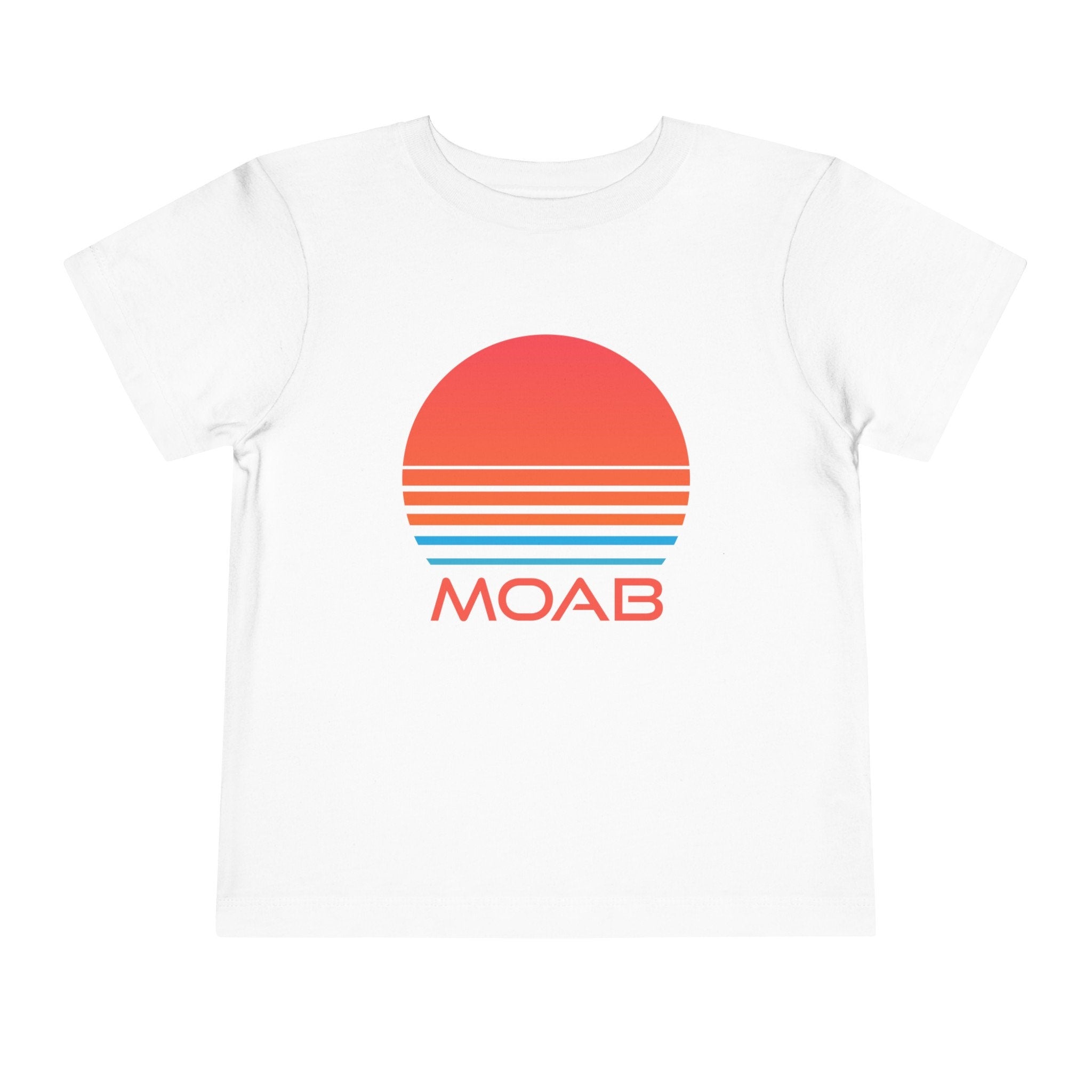Moab Utah Toddler TShirt Retro 80s Toddler Moab Shirt Personalization Available Graphic Tee – Feel-Good Design · High-Quality Print